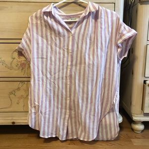 Madewell Short-sleeve Button Down Top